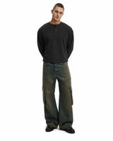 The Signature Henley - Washed Black
