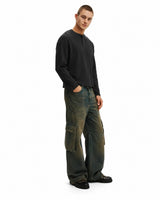 The Signature Henley - Washed Black