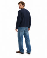 The Signature Henley - Vintage Navy