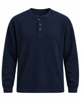 The Signature Henley - Vintage Navy