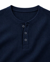 The Signature Henley - Vintage Navy
