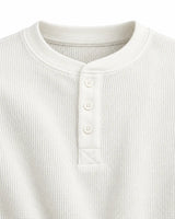 The Signature Henley - Vintage White