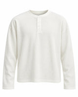 The Signature Henley - Vintage White